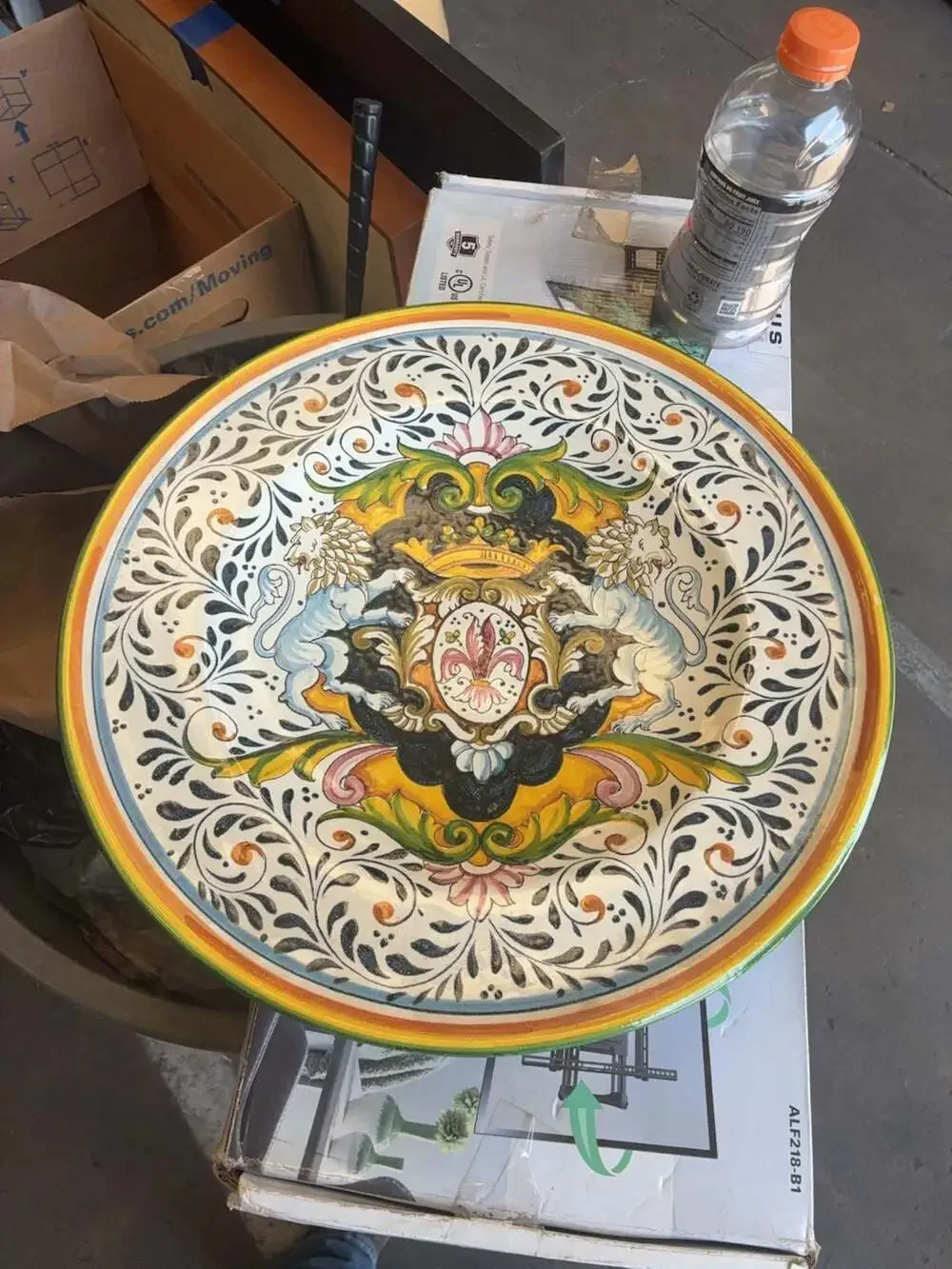 Ceramiche Artistiche Katia Decorative Dish - Man in Traditional Clothing